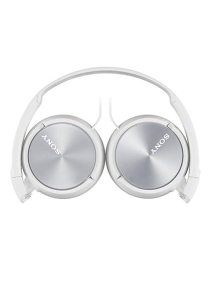 Sony Foldable Headphones with Smartphone Mic and Control - Metallic White