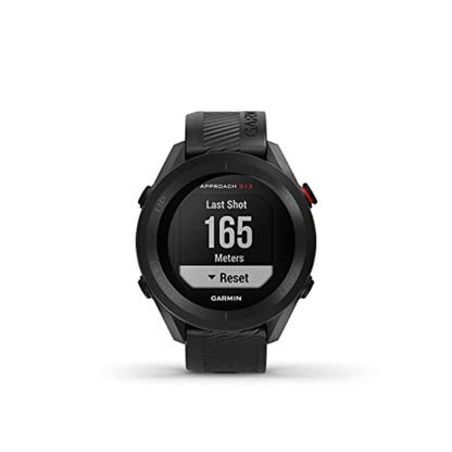 Garmin Approach S12 GPS 44mm Golf watch, essential on course features, pre loaded with 43,000 courses, up to 30 hours in GPS mode, Black