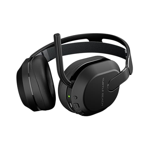 Turtle Beach Stealth 500 Wireless Amplified Gaming Headset for PS5, PS4, PC, & Mobile – 40-Hr Battery, Bluetooth, Memory Foam Cushions, Flip-to-Mute Mic, EQ Presets, Companion App – Black