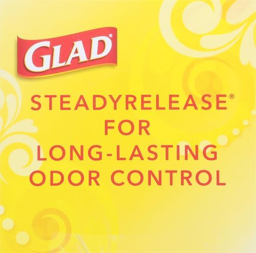 Glad ForceFlex Trash Bags 13 Gallon Gain Lemon Zest | Tall Kitchen | Drawstring