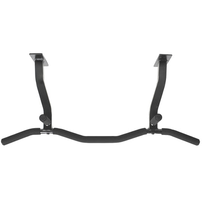 Ceiling Mount Pull Up Bar with Reversible Risers for 16 and 24 Inch Joists with Optimum Grip Spacing by Ultimate Body Press