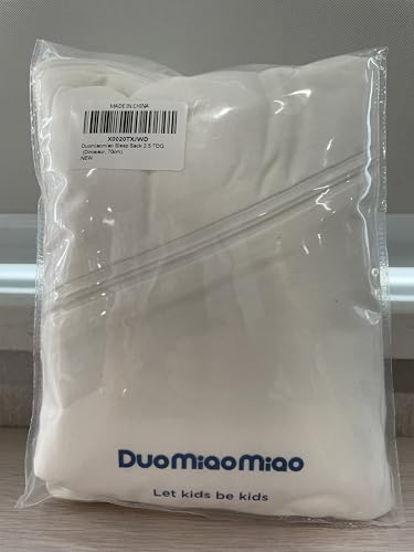 Duomiaomiao Baby Sleeping Bag 1.5 Tog, 100% Cotton Newborn Sleep Sack 18-36 Months Unisex Baby Wearable Blanket for Girl Boy