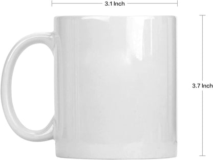 Up Yours Mug Thumbs Up Ceramic Middle Finger Coffee Cup 14 Ounces Milk Tea Funny Coffee Gift Mug for New Year, Christmas, Halloween and Birthday