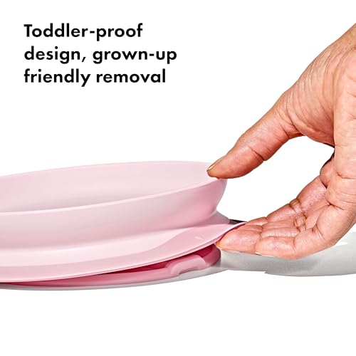 OXO Tot Stick and Stay Suction Plate - Blossom