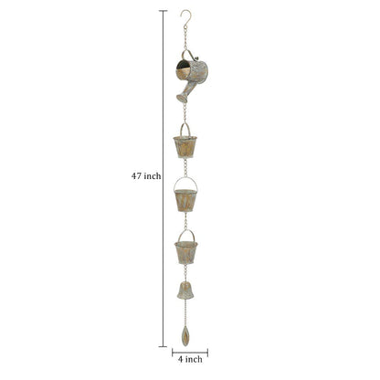 Jemeni 47" Outdoor Rain Chime & Garden Rain Bell Chime