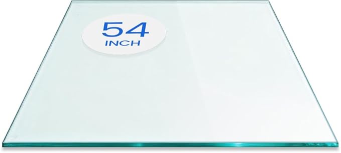 Dulles Glass 54 inch Square Glass Table Top