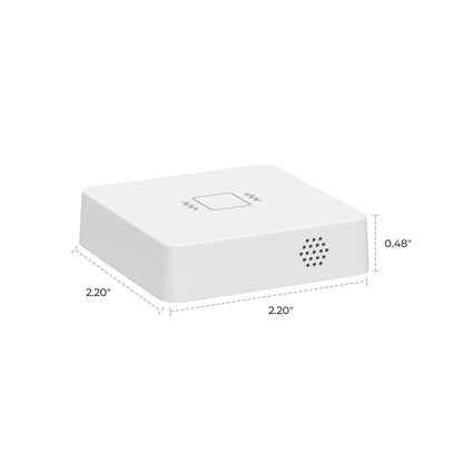 THIRDREALITY Zigbee Vibration Sensor, 110dB Alarm, Adjustable Sensitivity, Works with Echo, SmartThings, Home Assistant
