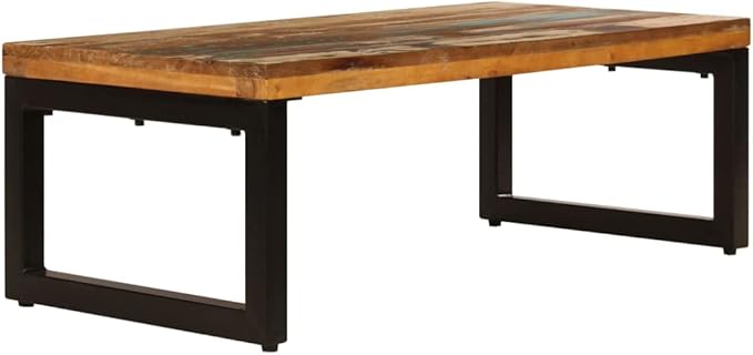 Solid Reclaimed Wood Coffee Table 39.4x19.7x13.8 Inches