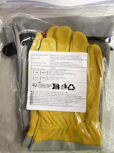 Heavy Duty Gardening Gloves - Thorn Proof Rose Pruning Gloves, Long Leather Gauntlet Gloves for Men and Women, Gardening Tools and Gifts