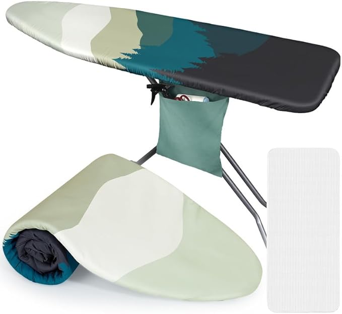 FIOBEE Ironing Board Cover and Pad Extra Thick Iron Board Pad