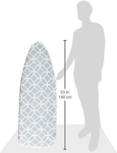 Westex Circles Heavy Duty Ironing Board Cover and Pad, Thick 3-Layer Stain