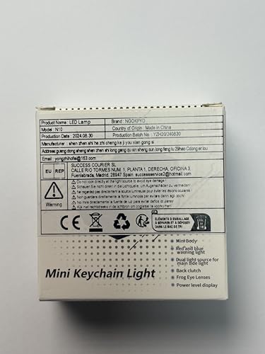 NGOKPYD N10 Clip on Torch,Mini Torch Rechargeable Red Blue Flash Light for Safety Lights Warning for Night Walking Dog,Hands Free Small Flashlight Portable LED Work Light Hiking Camping Accessories