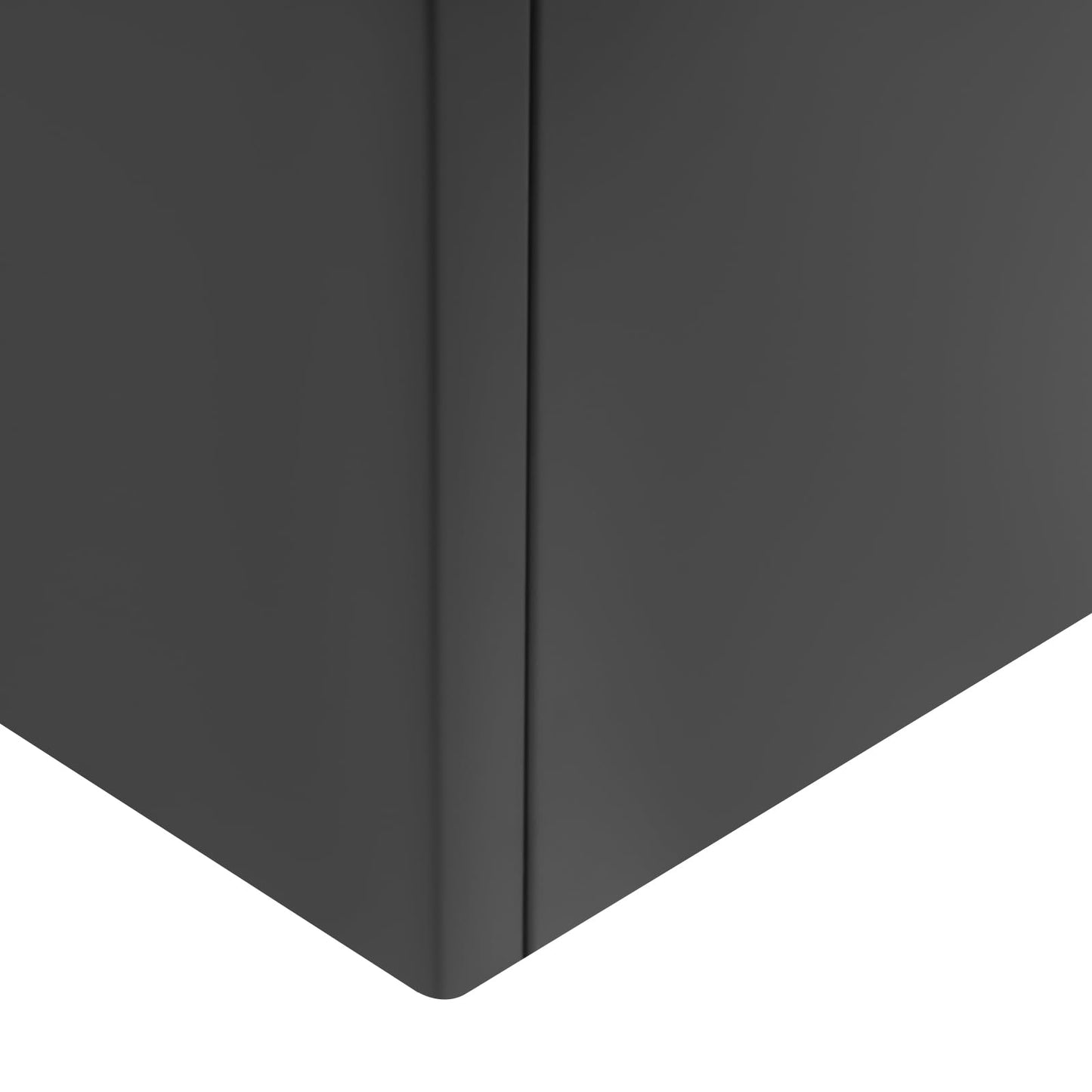lxrnqcey Tall Square Metal Planter, Heavy Planter for Outdoor Plants Metal Planters Box 16"x16"x30" Rectangle Outdoor Planters Box for Outside,Indoor,Garden (Black)