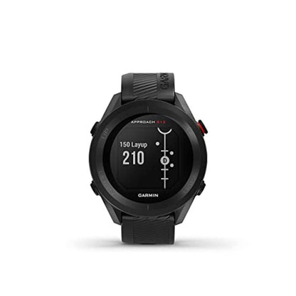 Garmin Approach S12 GPS 44mm Golf watch, essential on course features, pre loaded with 43,000 courses, up to 30 hours in GPS mode, Black