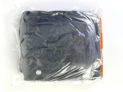 HezzLuv Microfiber Dog Drying Coat – Super Absorbent & Quick-Drying Dog Robe – Adjustable Fit for Medium to Large Dogs – Ideal for Bath, Swim & Wet Walks(Orange, M)