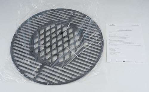 onlyfire Cast Iron Gourmet BBQ System Cooking Grate replacement for 57CM Weber Charcoal Grills