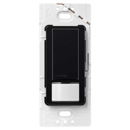 Lutron Maestro Motion Sensor Light Switch Indoor for Bathroom, Garage, Laundry Room, Any Bulbs, Occupancy Vacancy Sensor, Single-Pole, MS-OPS2-WH, White