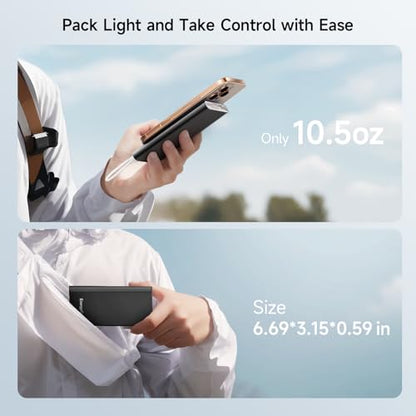 Pilot 4GS Portable Charger 12000mAh Fast Charging Power Bank Dual 3A High-Speed Output Battery Pack Compatible with iPhone 16 15 14 13 12 11 and More (Rose Gold)