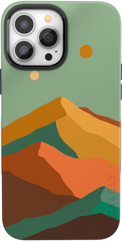 Casely iPhone 13 Pro Case | Compatible with MagSafe | Taupe on Nude | Solid Beige Aesthetic Cream Case