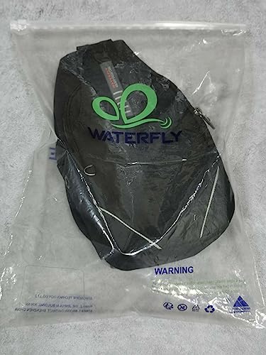 Waterfly Anti-Theft Backpack Crossbody Sling Bag Small Multipurpose Daypack for Men Women