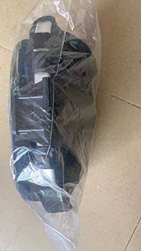 Redlution Bicycle Bike Detachable Cycle Front Canvas Basket Carrier Bag Pet Carrier Aluminum Alloy Frame Pet Carrier (black)