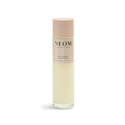 NEOM Organics London – Real Luxury Bath Foam (200ml) | Create Calm with 24 Pure Essential Oils, Delicious Scent