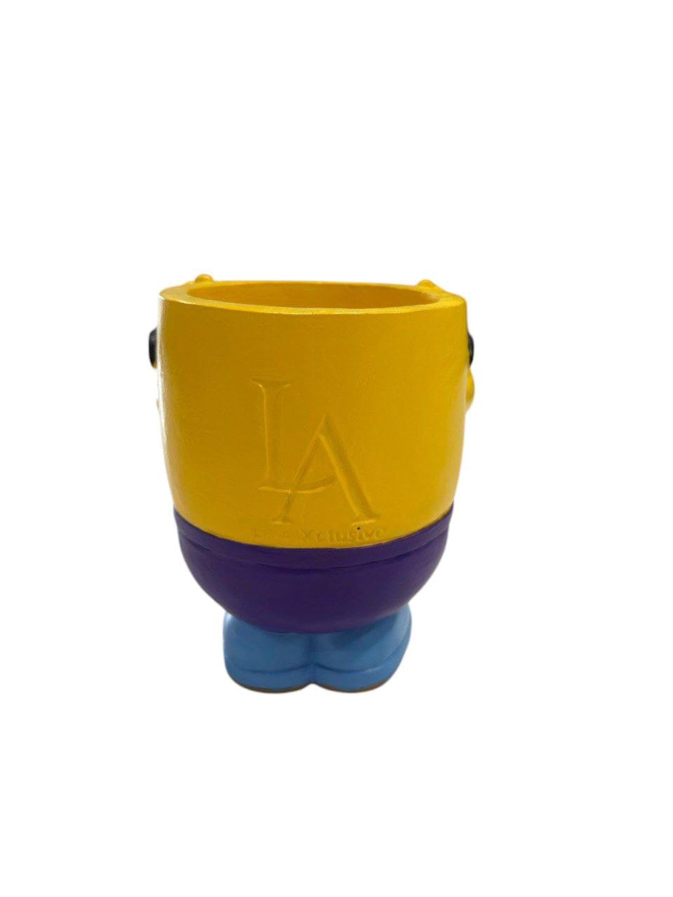 L&A Xclusive Maceta Decorativa para Suculentas 4.5” | Diseño Divertido con Gafas | Poliresina Premium | Ideal para Hogar y Oficina
