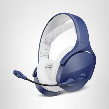 HyperX Cloud Jet – Dual Wireless Gaming Headset, 2.4GHz dongle, Bluetooth 5.3, PC, PS5, Mobile, USB-A – Light Blue