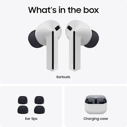 SAMSUNG Galaxy Buds 3 FE (2025) True Wireless Bluetooth Earbuds, Active Noise Cancellation, Powerful Sound, Clear Calls, Long Lasting Battery, Hands Free AI, Gray [US Version, 2 Year Warranty]