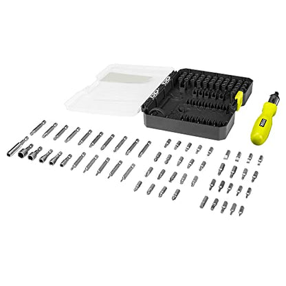 RYOBI Screwdriver Kit (59 Piece), Multi-Color, Variety Pack