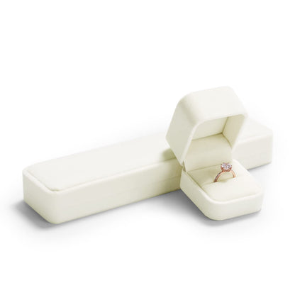 Oirlv Ring Box Wedding Day For Women Velvet Jewelry Box For Engagement Ring Boxes For Proposal