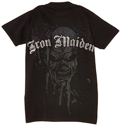 Rock Off Men's Iron Maiden Sketched Trooper T Shirt, Black, L UK