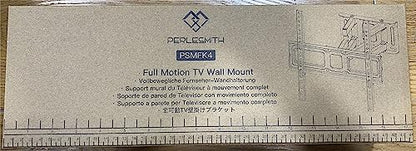 PERLESMITH TV Wall Bracket, Swivel Tilt for 26-70 Inch Flat & Curved TVs up to 45kg, Sturdy Wall Mount Max. VESA 400x400mm