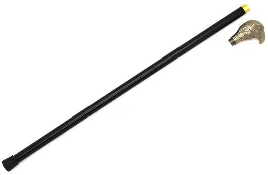 Snake Eye Tactical 34.5-Inches Walking Cane Pewter Handle with Small Storage NO Blade (3050)