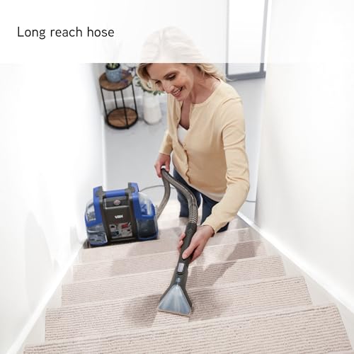 VAX SpotWash Duo Spot Cleaner, For Stains, Spills & Pet Messes, Suitable for Car, Sofa, Upholstery, Carpet, Stairs. Compact, Handheld Cleaning Machine Includes Pet Tool & Vax 1L Solution, CDCW-CSXA