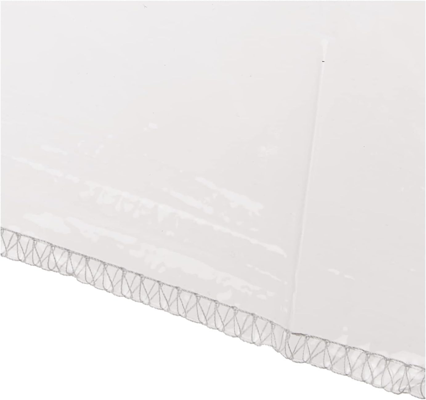 Soleil d'ocre Square Tablecloth 180 x 180 cm Crystal, Polyvinyl Chloride (PVC), Transparent/Green