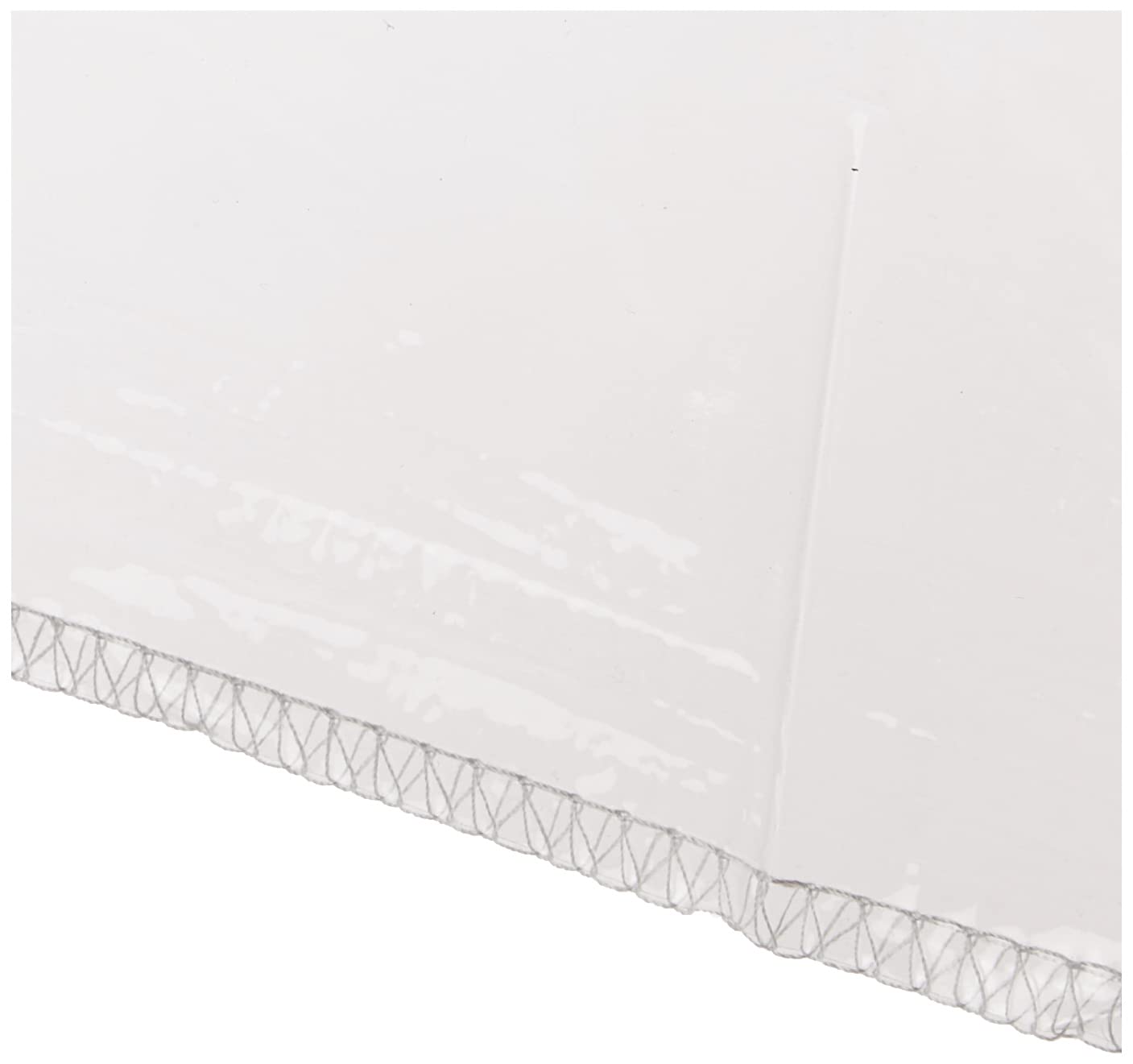 Soleil d'ocre Square Tablecloth 180 x 180 cm Crystal, Polyvinyl Chloride (PVC), Transparent/Green