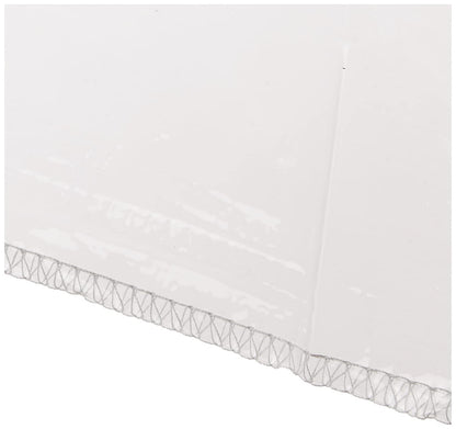 Soleil d'ocre Square Tablecloth 180 x 180 cm Crystal, Polyvinyl Chloride (PVC), Transparent/Green