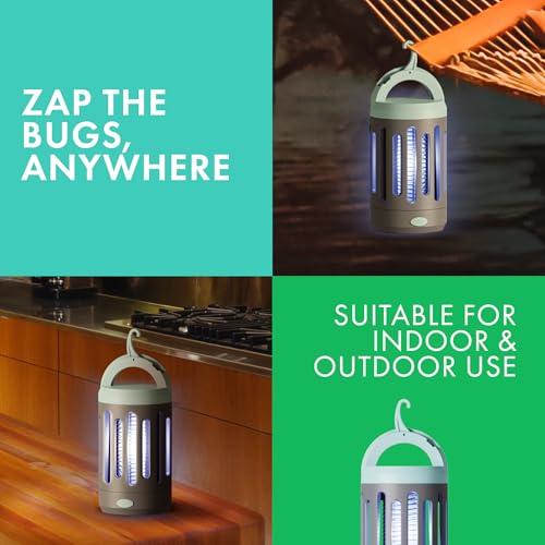 STEM Flying Insect Zapper, Indoor and Outdoor Electric Fly & Mosquito Trap, Includes Micro-USB Charging Cable and Brush for Cleaning