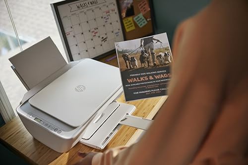 HP DeskJet 2810e All in One Printer | Perfect for Home | Colour | Wireless | Print, Scan & Copy | 3 Months of Instant Ink included Easy Setup & Reliable Wi-Fi | White