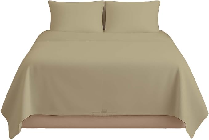 Sleeper Sofa Bed Sheet, 100% Cotton 400 Thread Count, 4 Piece Set, Deep Pocket