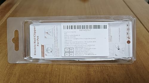 Dreamon Dog Electric Nail File Grinders, Pet Nail Trimmer Low Noise, Long Working Time, for Small Medium Large Breed Dog and Cat