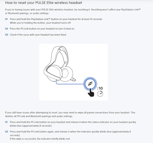 PlayStation Pulse Elite Wireless Headset