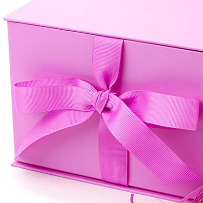 Hallmark Medium Gift Box with Lid and Shredded Paper Fill (Light Pink 7 inch Box) for Anniversaries, Bridal Showers, Bachelorette, Bridesmaids Gifts, Valentine's Day, All Occasion