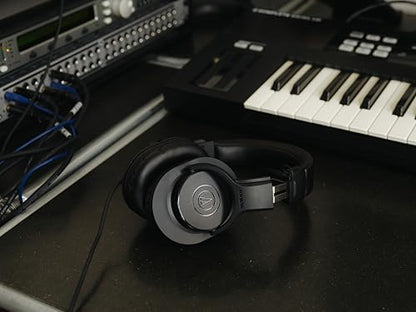 Audio-Technica ATH-M20x Professional Studio Monitor Headphones, Black