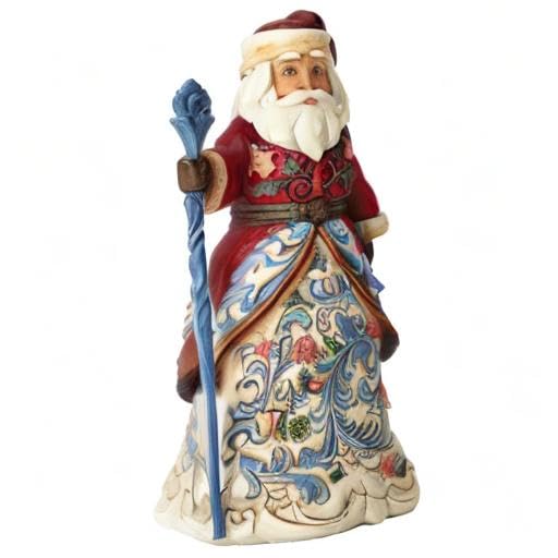 Enesco Jim Shore Jim Shore Heartwood Creek Norwegian Santa 4053705 Figurine, Multicoloured