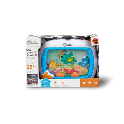 Baby Einstein Sea Dreams Soother, Crib Toy with Remote, Baby Sleep Aid, Calming Lights & Melodies, Newborn and Up