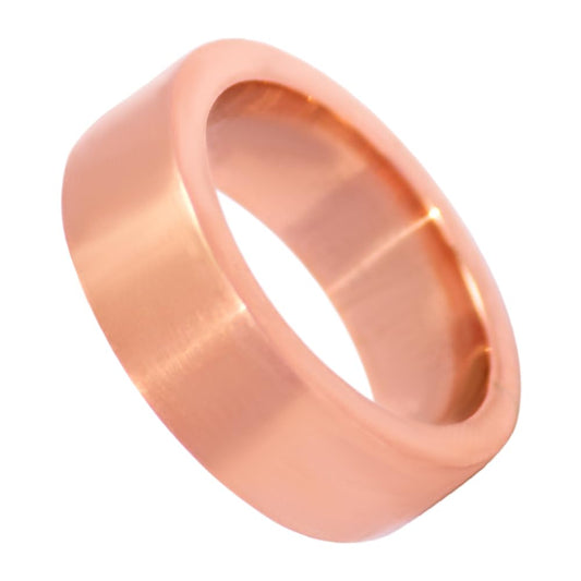 Krishnaa Jewels Pure Copper Handcraftede Natural Healing 2mm Heavy Thick Ring Ethnic Jewelry for Men and Women (5.5)