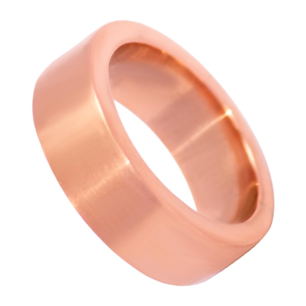 Krishnaa Jewels Pure Copper Handcraftede Natural Healing 2mm Heavy Thick Ring Ethnic Jewelry for Men and Women (3)