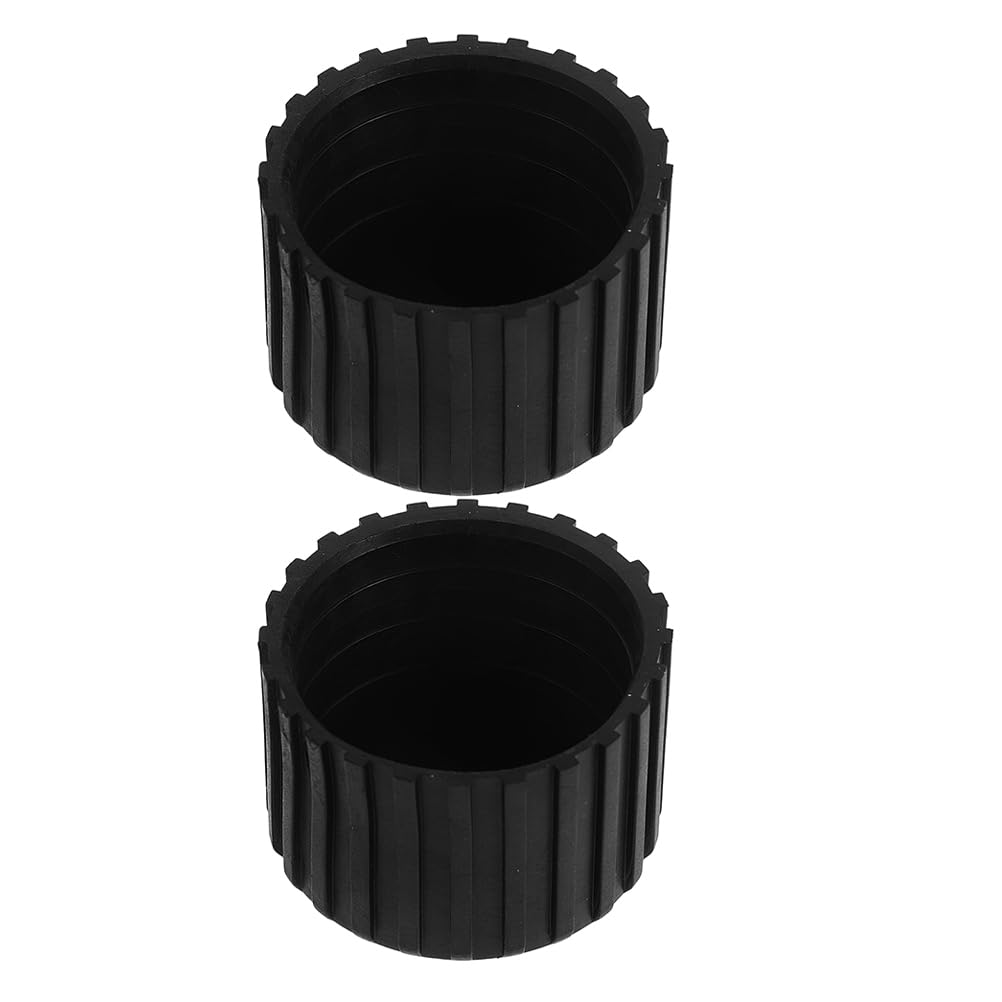 HONMEET 2pcs Fitness Equipment Foot Pads Non-Slip Rubber Leg Floor Protectors for Gym Gear Exercise Machine Parts Durable Anti-Skid Covers